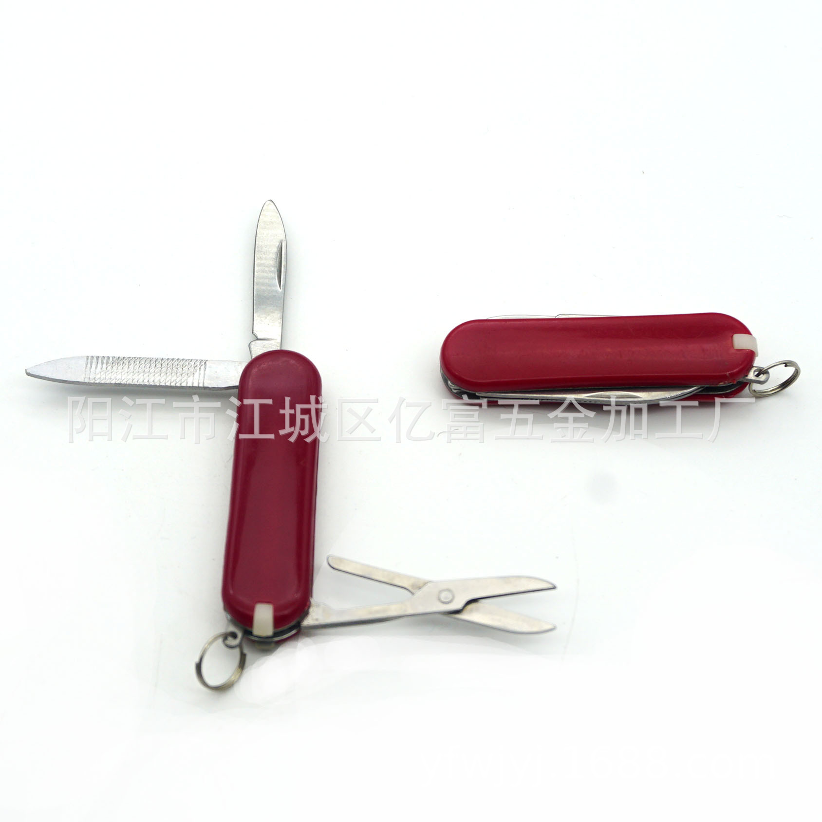 批发三开多功能军刀户外野营可折叠小刀便携随身迷你小刀礼品小刀