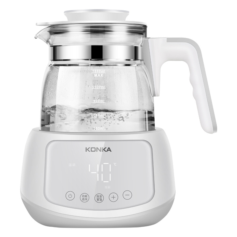 konka/康佳KYT01 恒温调奶器电水壶多功能恒温婴儿泡奶粉玻璃水壶|ms
