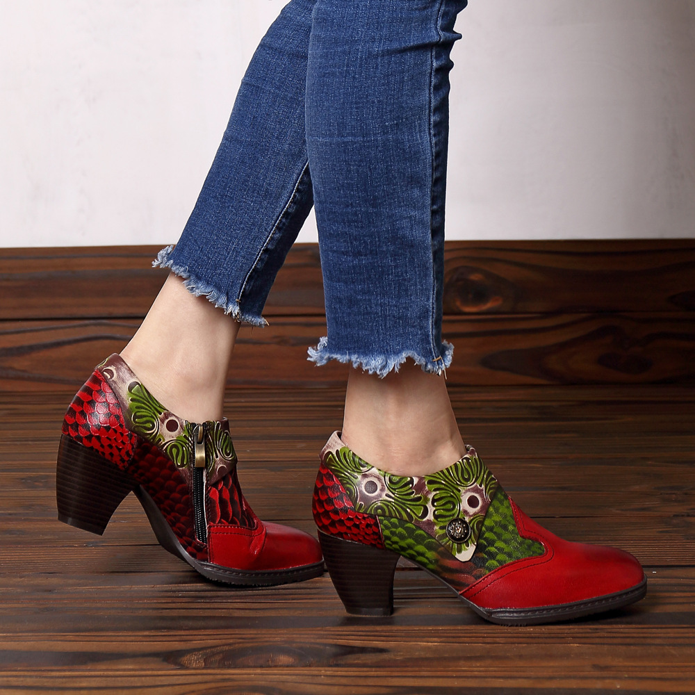 Bottes femme en En cuir - Ref 3355288 Image 9