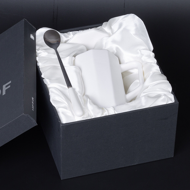 Tazas de cerámica poligonal tazas de café creativas tazas de agua tazas personalizadas LOGO tazas de regalo