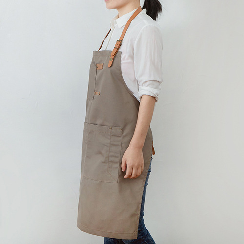 Chef overalls Japanese Cafe Restaurant Chef apron art student painting antifouling work clothes custom printed logo