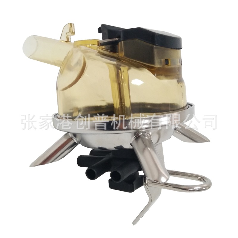 300毫升无阀门集乳器 SS304 不锈钢底座 挤奶机专用挤乳器 创普