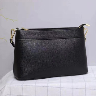 Factory Price Direct Selling Korean Style New Fashion Top Layer Cowhide Women's Shoulder Bag Crossbody Bag Tongle Bag Genuine Leather Women's Bag