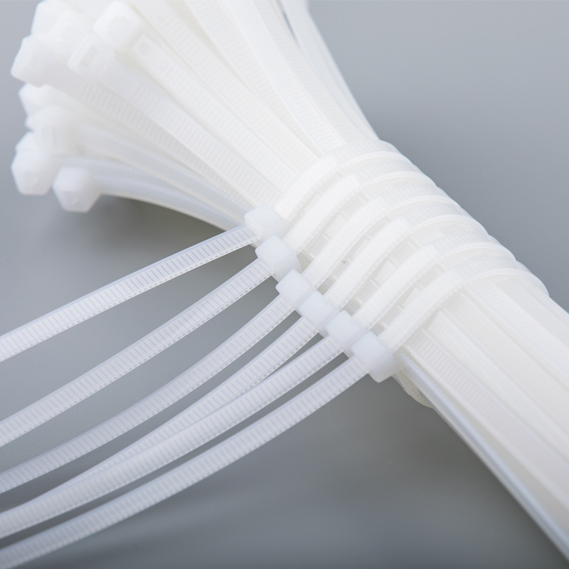 黑色尼龙扎带新光塑料扎自锁式8*400塑料工业捆绑束线带扎带批发