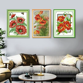 布艺绣品;十字绣;钻石画、皮画