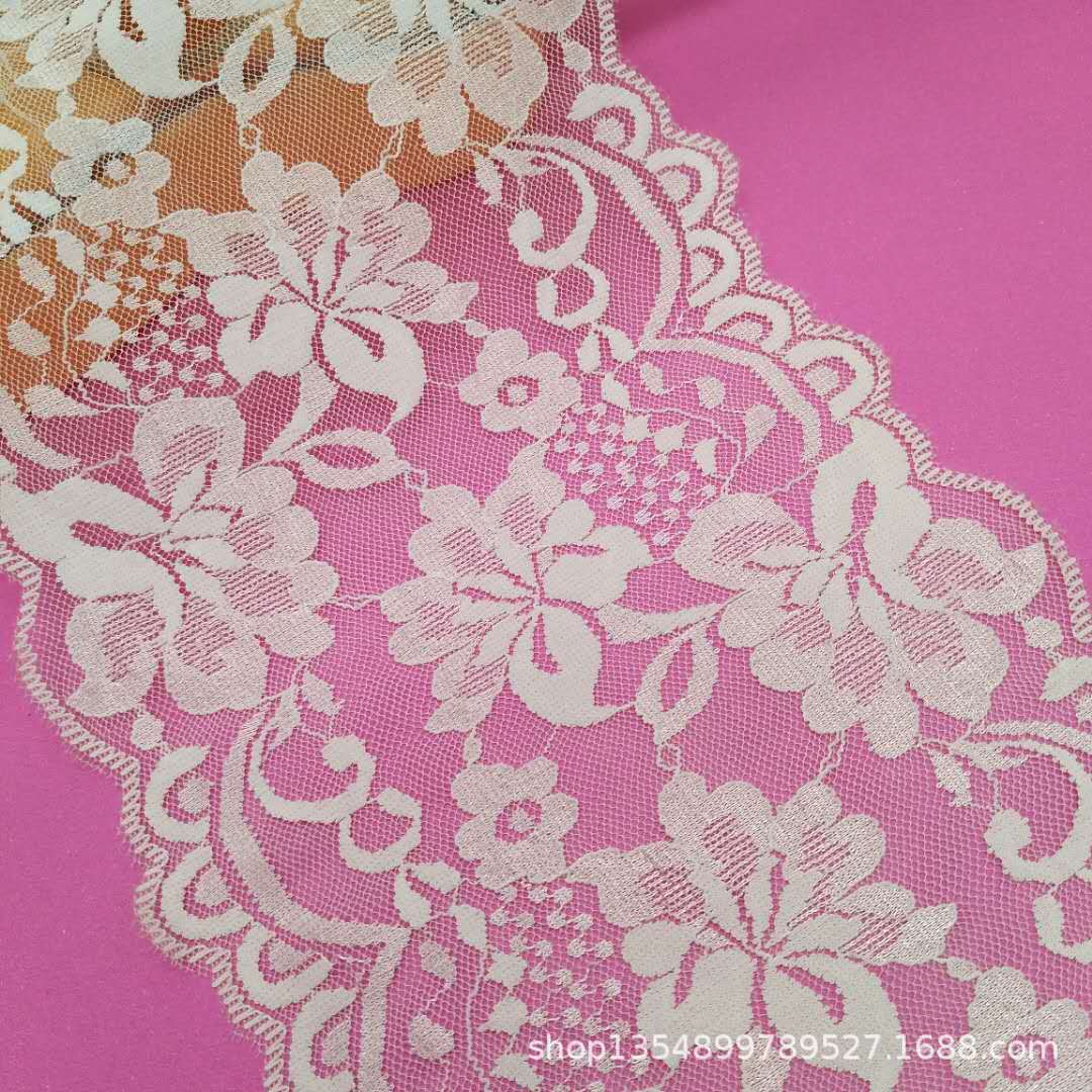 工厂低价批发弹力蕾丝花边15cm内衣花边 情趣内衣花边 弹力蕾丝边