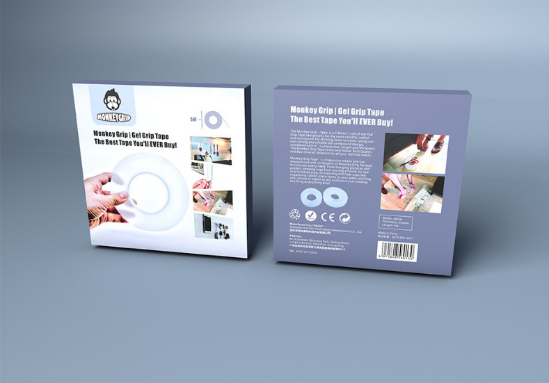 抖音同款纳米双面胶 黑科技无痕水洗胶带 透明纳米魔力胶带 跨境