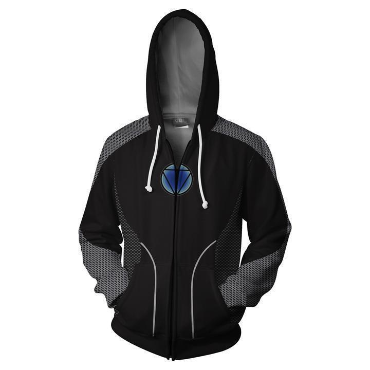 Marvel Iron Man Tony Stark 3D Print Sweater cosplay Anime Zipper Hoodie Sweater Marvel Iron Man Tony Stark 3D Print Sweater cosplay Anime Zipper Hoodie Sweater