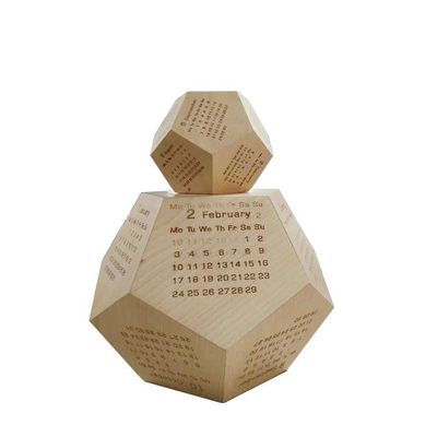 factory machining customized 2020 year 12 Face Calendar desktop Ornaments The original ecology 12 calendar Table calendar