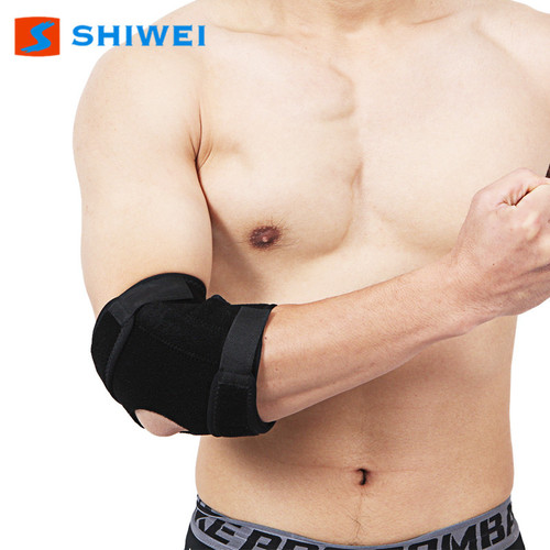 Protective gear manufacturer Shiwei Spring Bar Support Pressurized Weightlifting Cycling Fitness Elbow Arm Protector