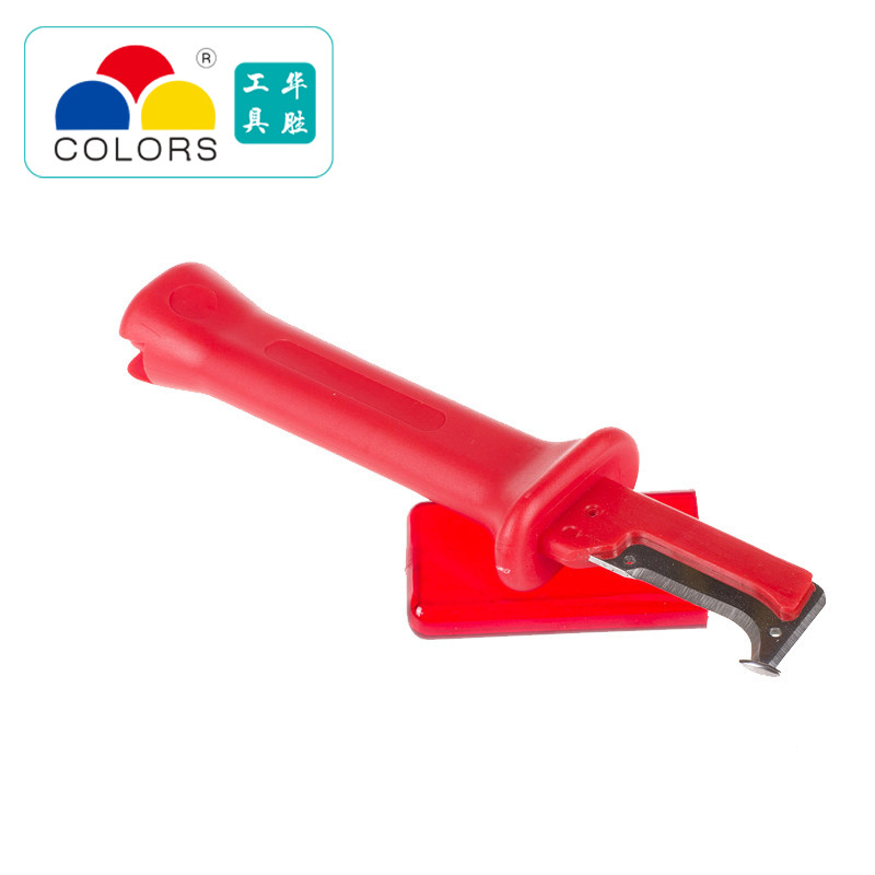 源头厂家华胜工具31HS手动电工绝缘剥皮刀 多功能德式电工刀