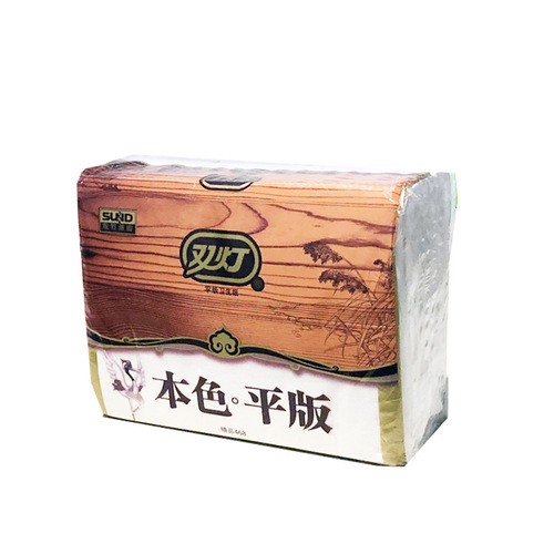Double lamp flat paper 468 flat toilet paper household toilet paper 328 sheets household toilet paper wholesale whole box
