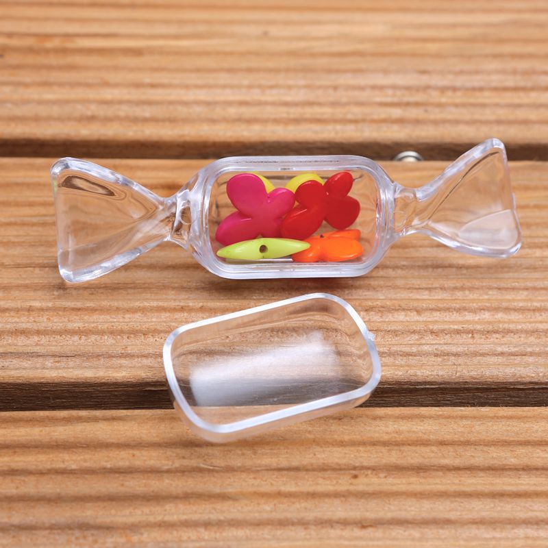 厂家现货 PS材质透明创意糖果盒桌面迷你收纳整理小盒子批发