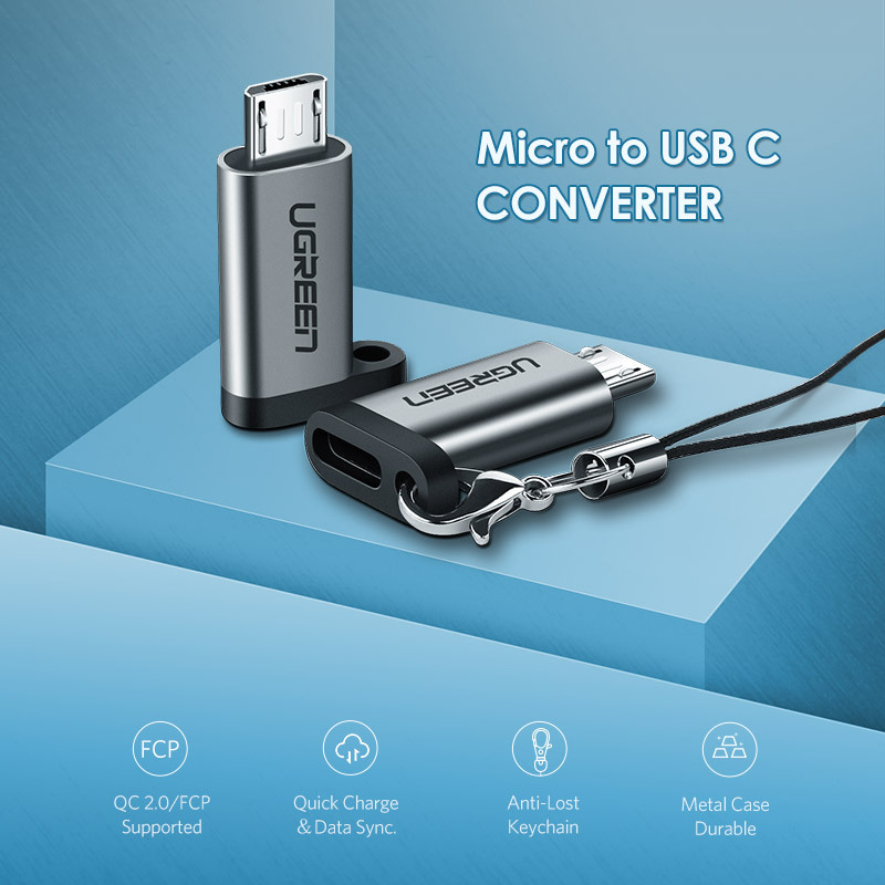 Ugreen USB C to Micro USB Cable Adapter TYPE-C to Android