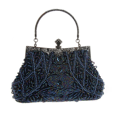 供应精品外单手工包晚宴包珠片包复古礼服包手提旗袍包03331