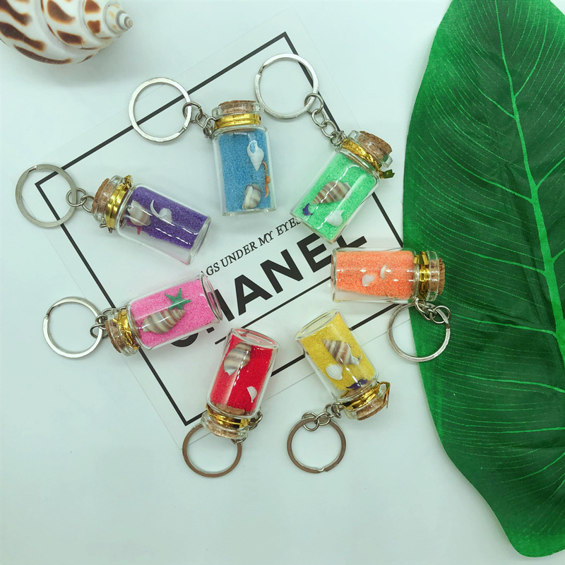 2号瓶厂家直销漂流瓶挂件玻璃瓶工艺品海螺贝壳许愿瓶小礼品批发|ms