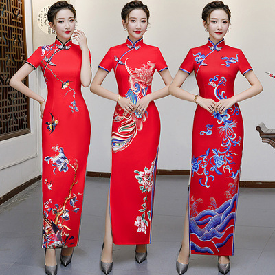 Chinese Dress Qipao for women Cheongsam performance Vestidos chinos vestido tradicional chino