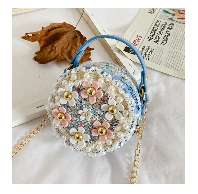 Children's Pearl Messenger Bag Shoulder Bag Small Round Bag display picture 33