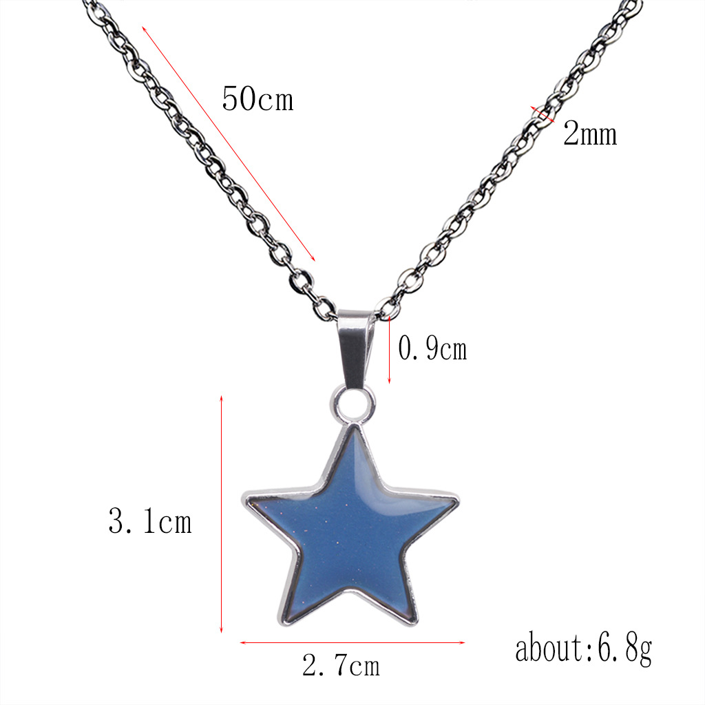 Creative Fashion Color Changing Pendant Necklace display picture 1
