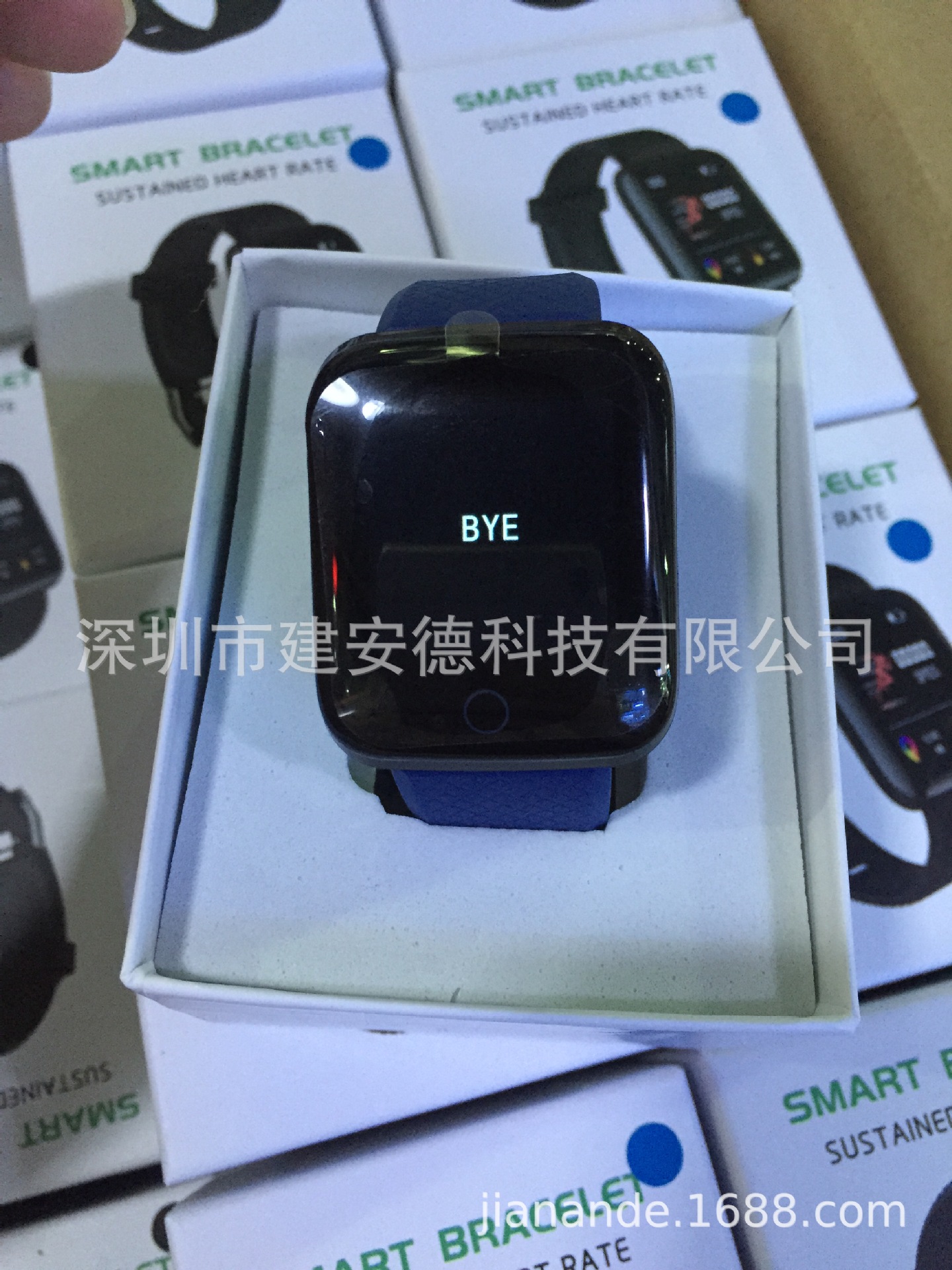 116plus Smart bracelet Color Screen D13 Heart rate and blood pressure detection message reminder Bluetooth cross-border wholesale foreign trade undefined