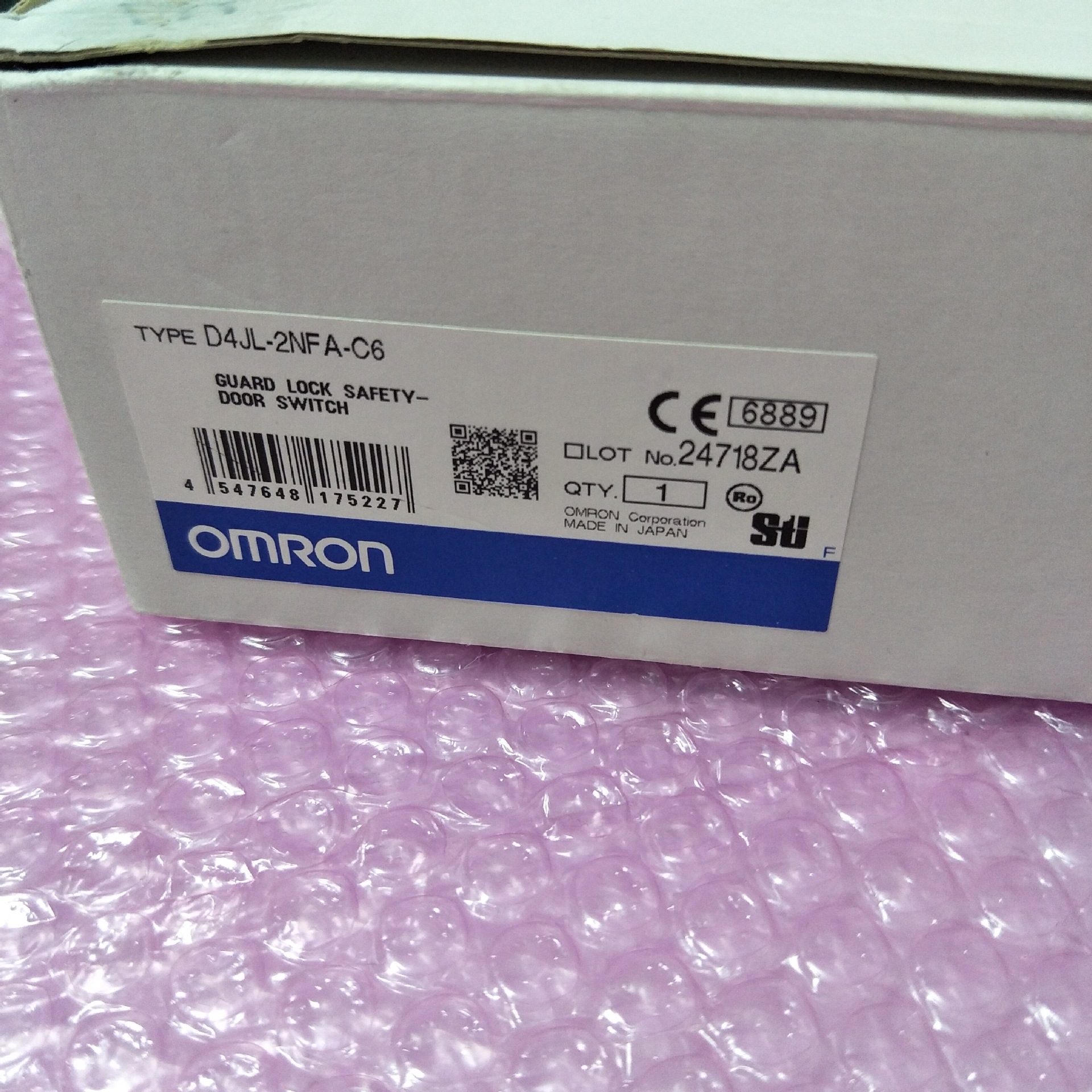 现货供应欧姆龙安全门开关D4JL-2NFA-C6全新原装正品