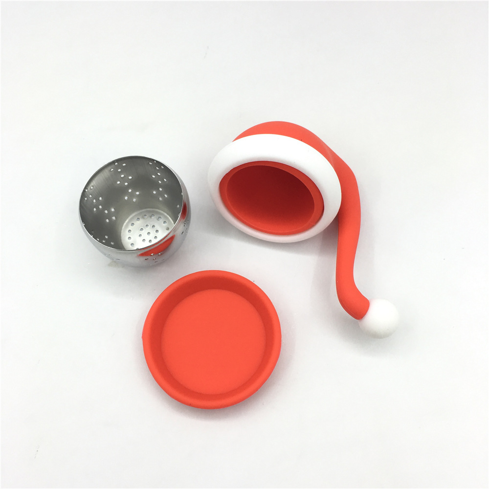 圣诞帽茶漏 Christmas hat tea infuse