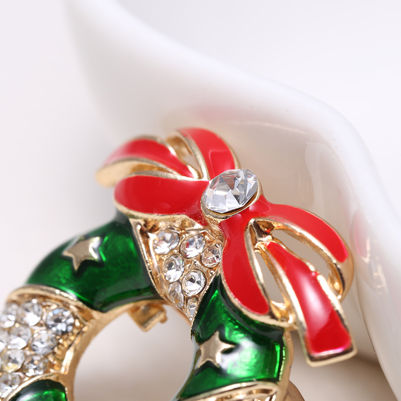 30g Weight Brooches Classification Daily Occasion Alloy Material Christmas Festival Human Pattern Women'S Gender Water Drop Design Fashion Style Fashion Pin Human Alloy Water Drop Women'S Brooches 16