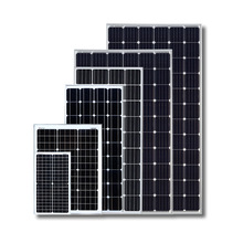 AK工厂直销太阳能板家用光伏发电组件12V24V100W并网离网发电系统