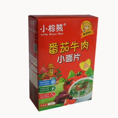 Chu-Yang Baby children Complementary food wholesale Bruins 204g Small noodles in box
