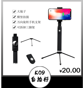 Perche selfie en Acier inoxydable - Ref 3386860 Image 9