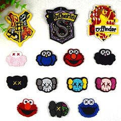 Bicycle computer embroidery patch cute cartoon embroidery clothing accessories clothing decoration patch iron-on backing adhesive sticker