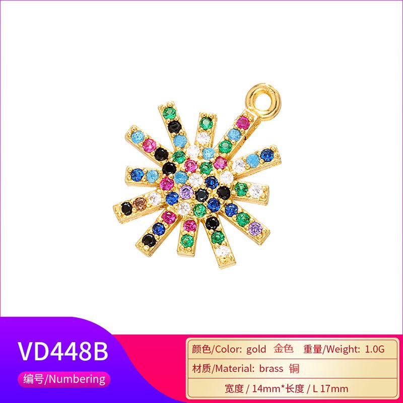 Wholesale Accesorios De Estrella De Diamante De Color Microincrustado Nihaojewelry display picture 8