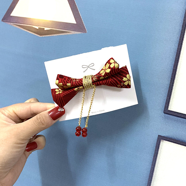 Chinese Children New Year's Greeting Hair Clip display picture 6