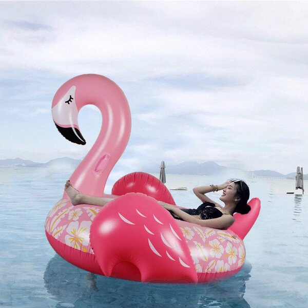 Inflatable water swan