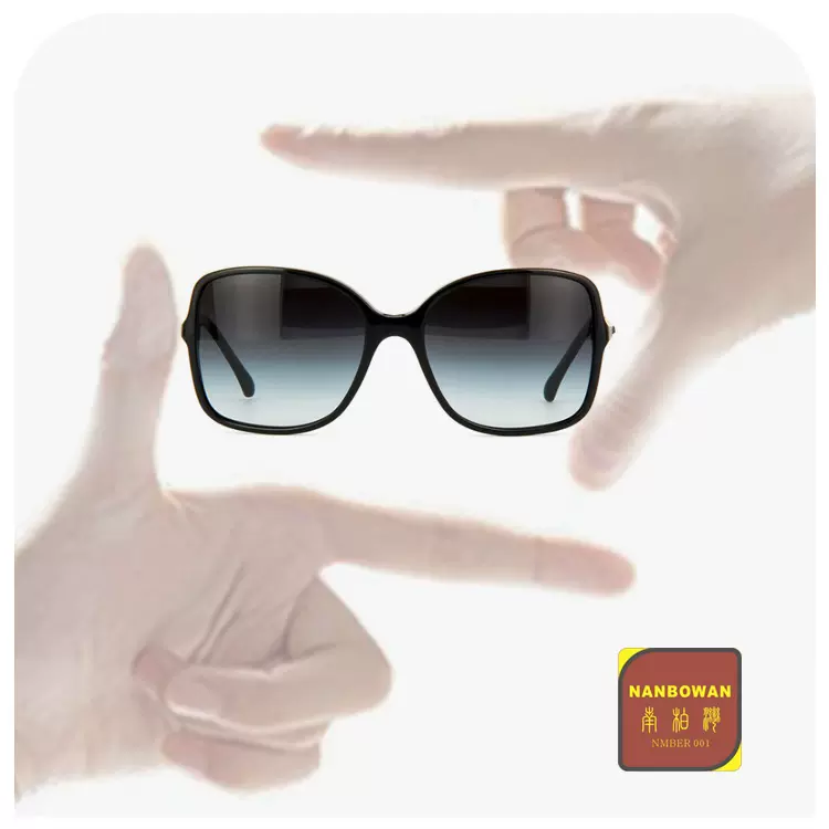 跨境偏光镜锁链镜腿热风墨镜女5210N醋酸纤维适合大圆脸太阳镜