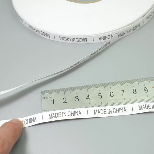 Wholesale Made in China Washable Label Produced Landmark Clothing and Home Textile Ingredient Label