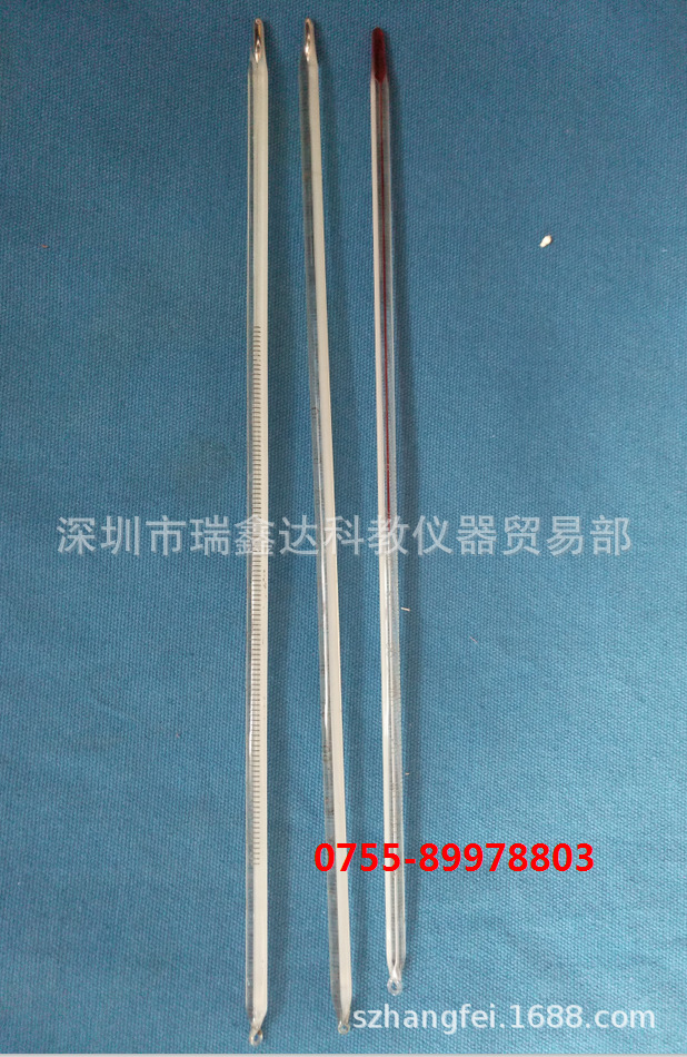 温度计 水银棒形温度计0-100 水银温度计