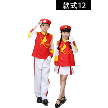 新款幼儿园升旗手服鼓号队服装中小学生乐队服升旗服旗手服鼓号服