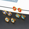 Earrings, European style, Amazon, flowered