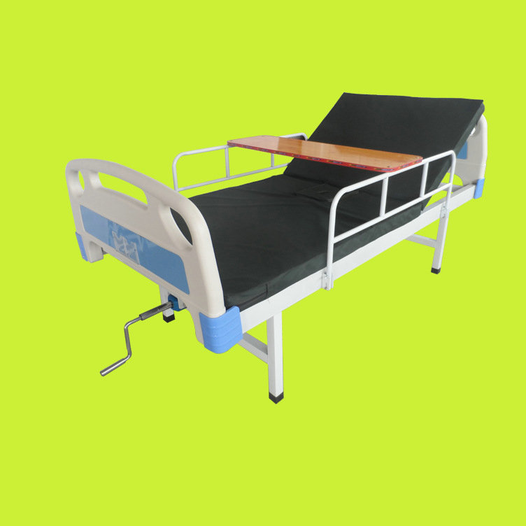 ABS单摇护理床 厂家供应医用病床 家用多功能便孔瘫痪加厚医疗床