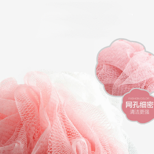 Two-color bath ball, colorful adult bath ball, bath rub, color matching bath ball, bath flower toiletries