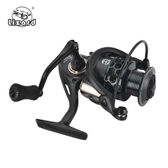 Kemalun Cross-border Supply Hollow Mesh Line Cup Black Spinning Reel Casting Rod Fishing Rod