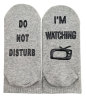 Do not disturb I'm watching tv point replenishment foreign trade socks spot