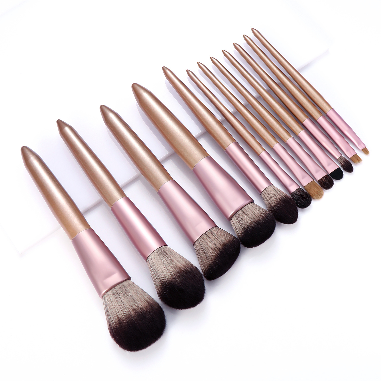 Vintage 12 Purple Makeup Brushes Beauty Tools Set Wholesale Nihaojewelry