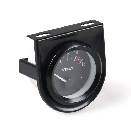 Manufacturer Direct Supply Car Modification 12V Universal Voltage Meter 52mm Vehicle Voltage Instrument 8-16V