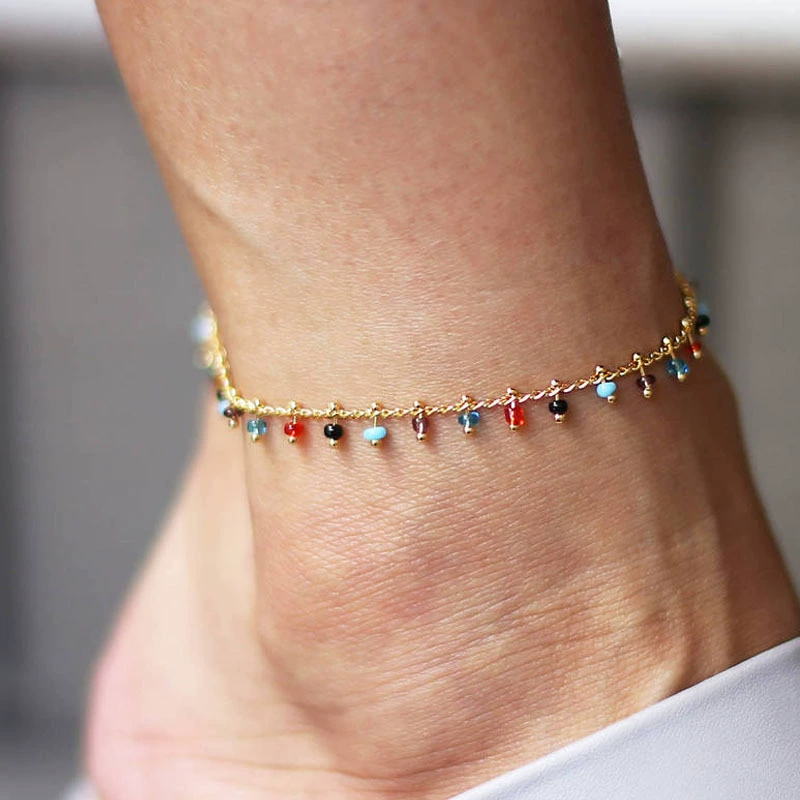 Fashionable trend beach ankle bracelet handmade, European style, simple and elegant design