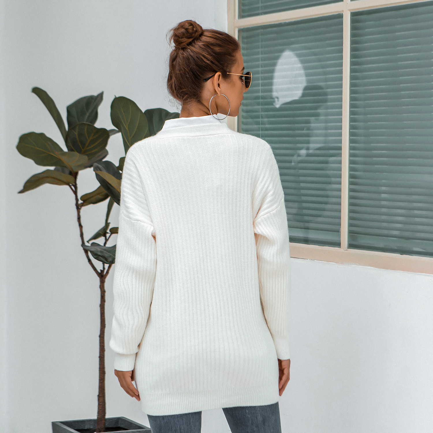 Pull femme en Coton - Ref 3414818 Image 4