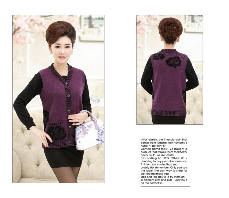 Gilet femme en Laine - Ref 3317338 Image 24