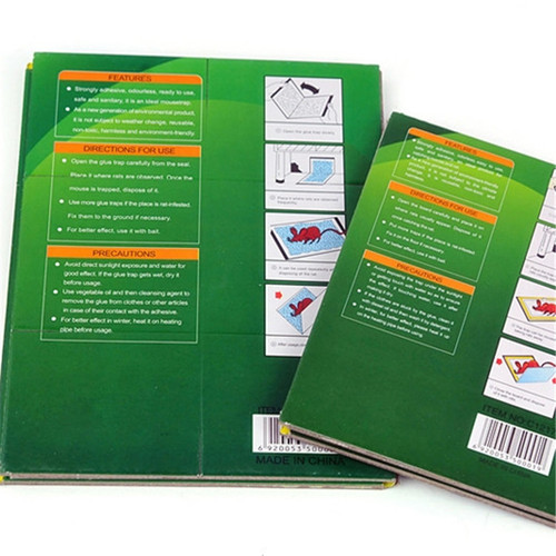 Large and small powerful sticky mouse boards, mouse traps, environmentally friendly rodent stickers, green rodent killer sticky boards