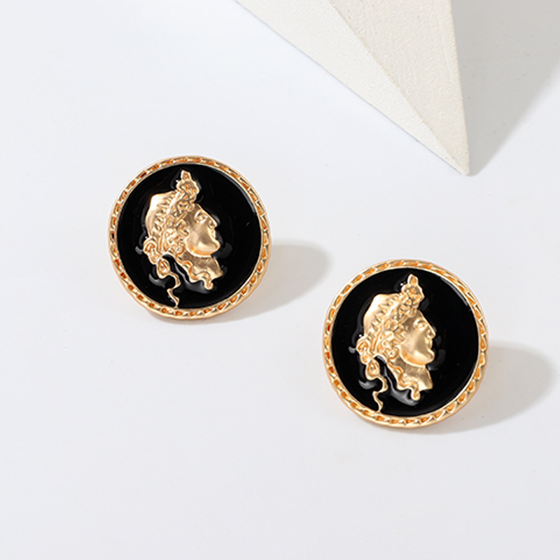 New Earrings, Human Button, Earrings, Portrait Earrings display picture 3